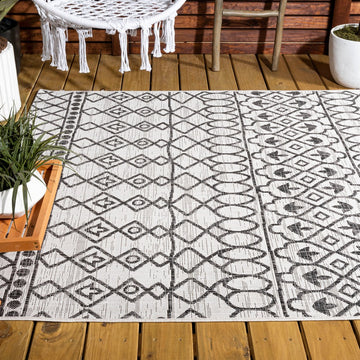 Kafel Tribal Bohemian Indoor/outdoor Area Rug
